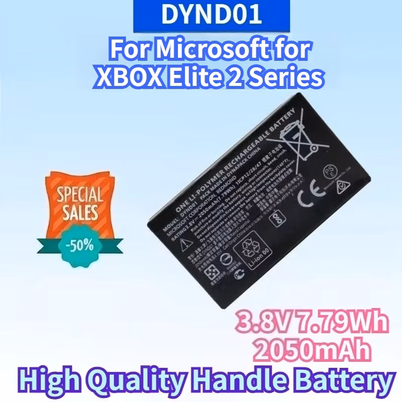 DYND01 3.8V 7.79Wh mAh Rechargeable Battery for Microsoft for Xbox Elite 2 Series High Quality Replacement Handle Battery