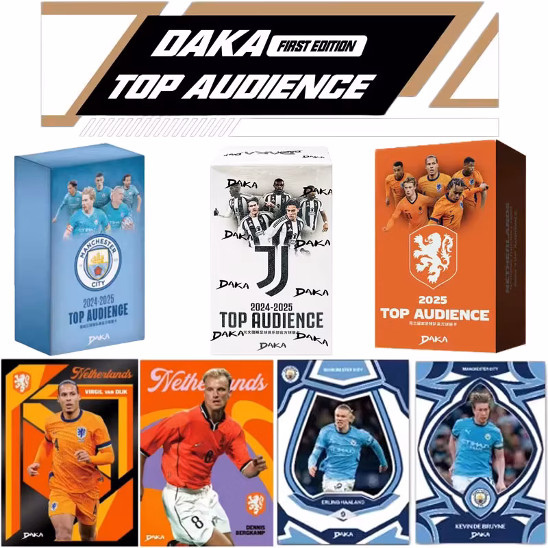 - Daka Messi Yamal Mbappe Football Collection Card Real Madrid Barcelona Manchester Juventus Ale Milano Star Player Card