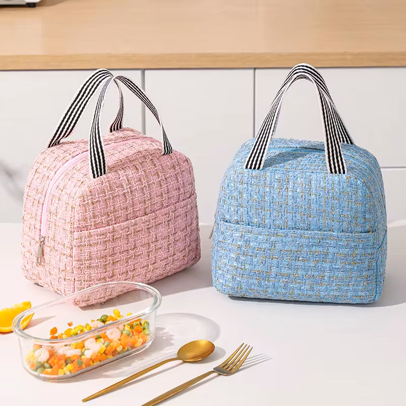 Fashion Xiaoxiangfeng Bento Bag Student Bring Rice Bag Office Worker Lunch Bag Insulation Bag Lunch Box Bag Outdoor Ice Bag