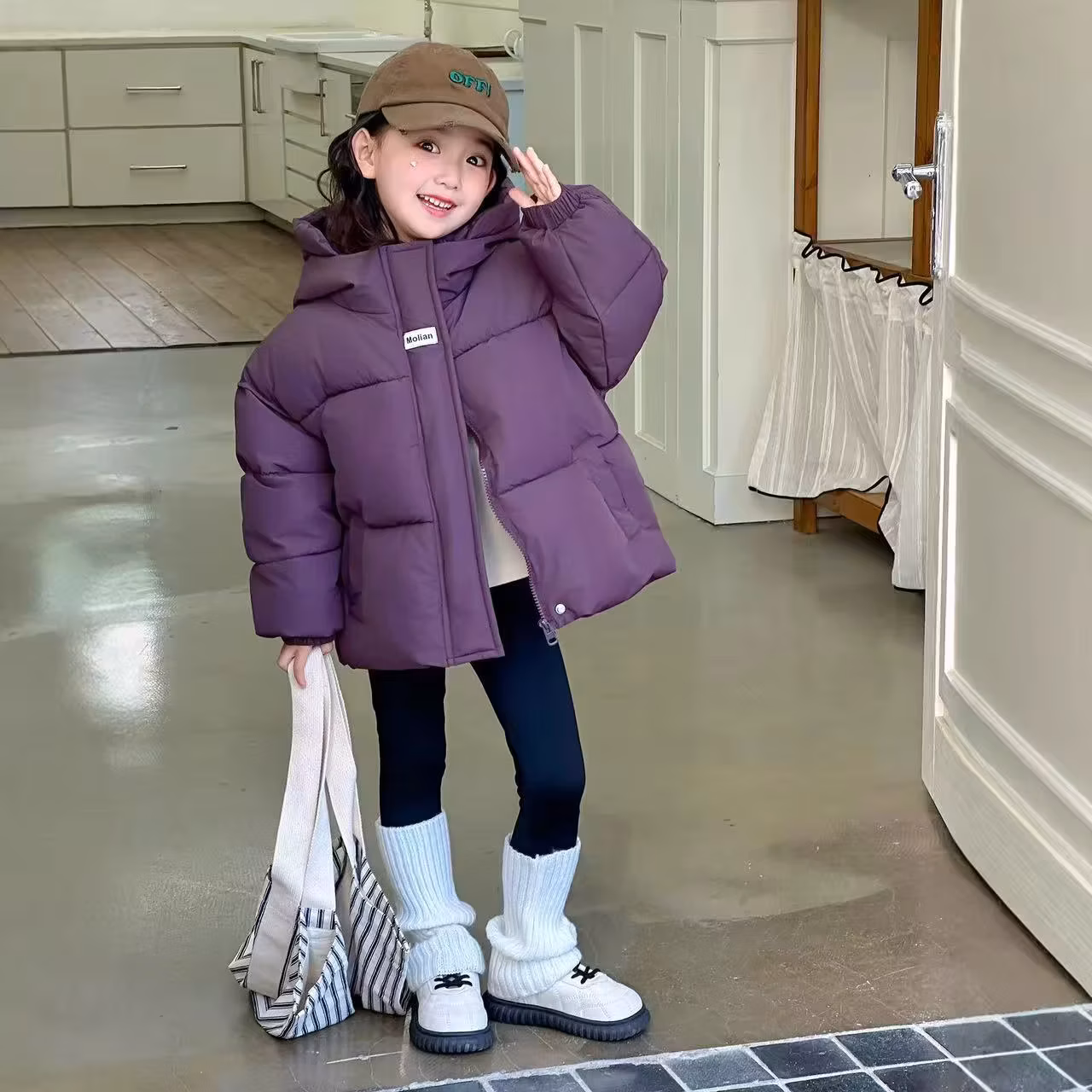 Winter Jacket For Girls Thick Teen Girl Jacket Coat 3-12 Years Kids Parka Outerwear Coat Kids