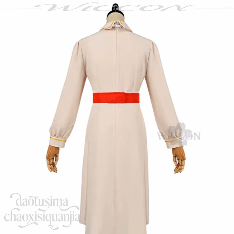 Lara Kawaii Costume Japanese School Uniform JK Cute Dress Bow Red Long Wigs Halloween Christmas Cosplay Anime Sayonara Lara
