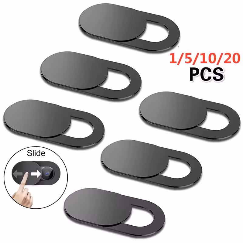 Plastic Camera Cover Shutter Magnet Slider Webcam Cover for IPad Tablet Web Laptop Pc Camera Mobile Phone Lenses Privacy Sticker
