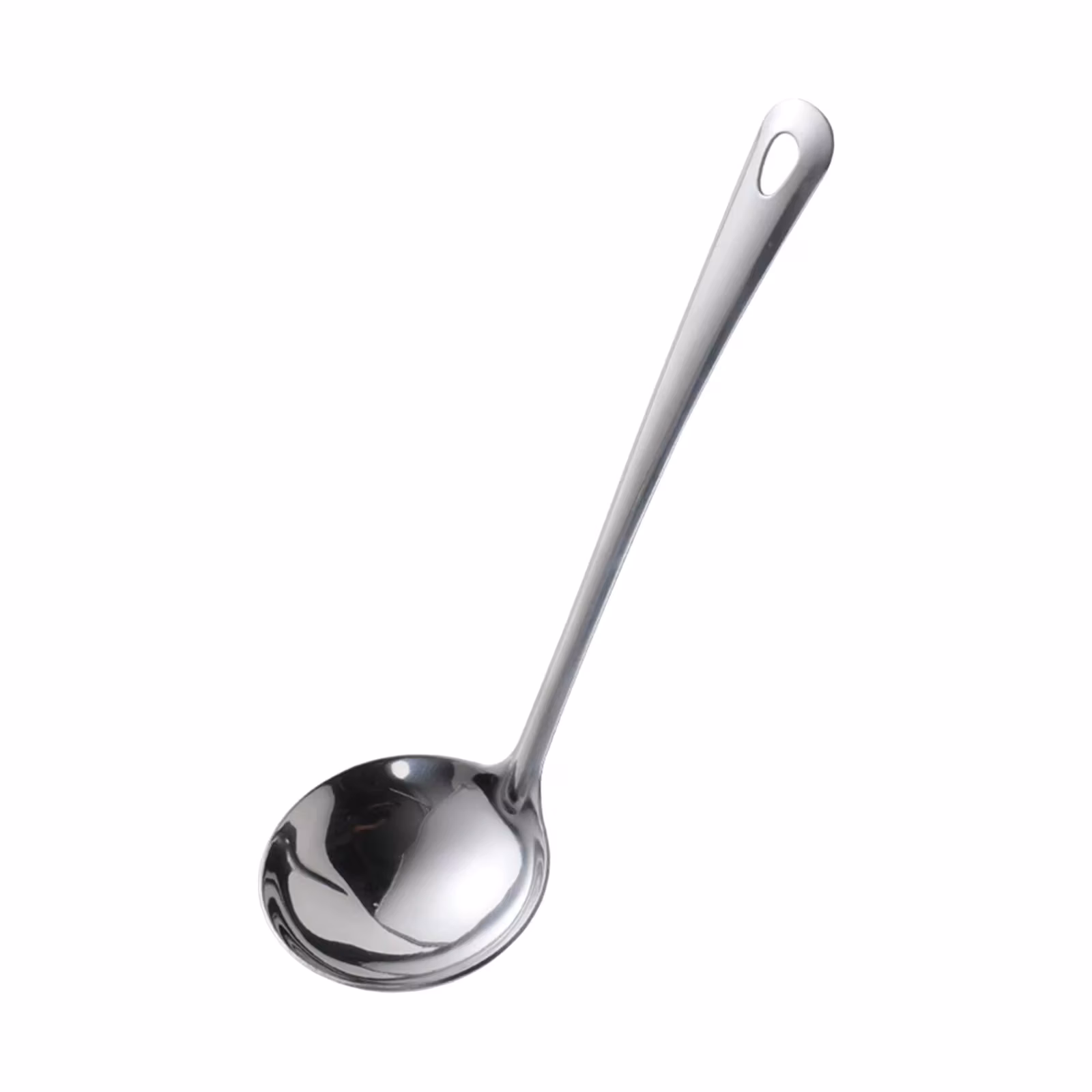 Soup Ladle Spoon Stainless Steel Long Handle Serving Spoon for Salad Dressing Gravy Sauces Pancake Batter Home