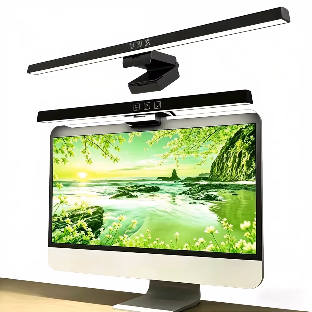 Led Computer Monitor Light Bar Desk Lighting Screen Usb Lamp For Study Reading Table Stepless Dimming Lamp Timing 50CM/33CM