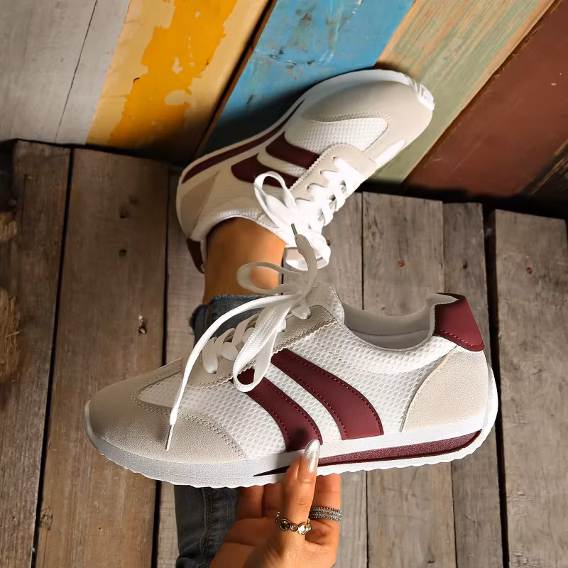 Spring/summer Women's Sneakers Casual Platform Female Striped Casual Running Shoes Comfortable Vulcanized Shoes