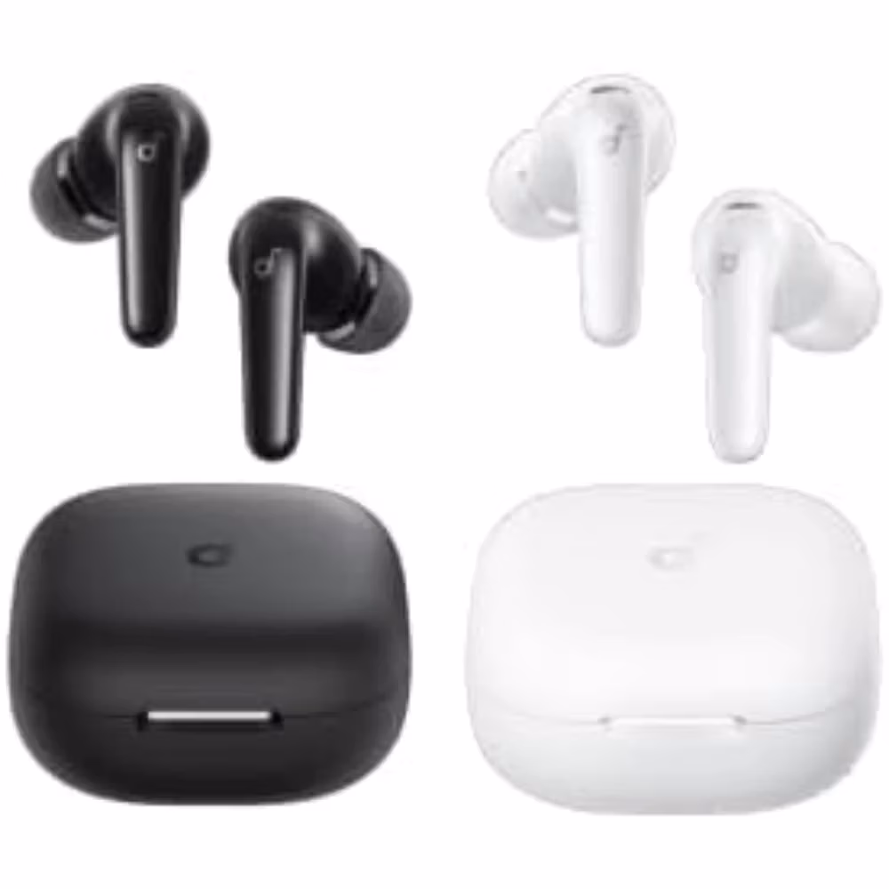 Adaptive Noise Cancelling, Hi-Res Sound, 50H Playtime, Wireless Earbuds, Bluetooth, Spatial Audio, Charging, IP55