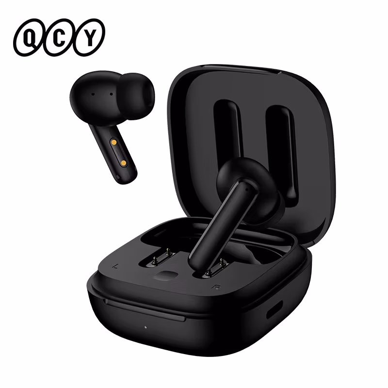 Qcy T13 Anc Wireless Earphones Bluetooth 5.3 Tws Anc Noise Cancellation Headphone 4 Mics Enc Headset in-Ear Handfree Earbuds
