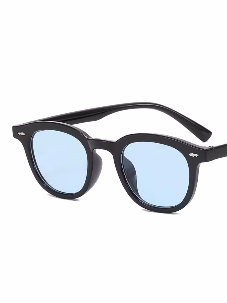 Small Round Sunglasses for Men Women Vintage Fashion Anti Blue Light Glasses Sun Shades Driving Eyewear