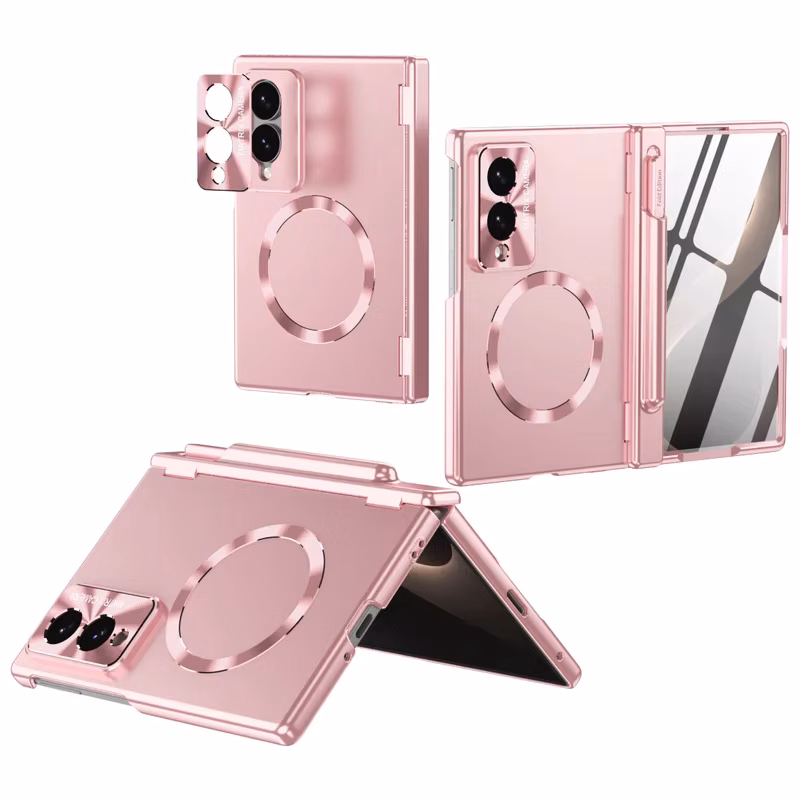 For Samsung Galaxy Z Fold 8 Wide Z Fold 8 5G Magsafe Case With Hinge Protection Magnetic Cover Stylus S Pen & Screen Protector