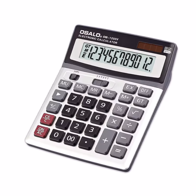 Solar Calculator Abs Plastic Office Financial 1200V Environmental Science Energy Student Function Calculators