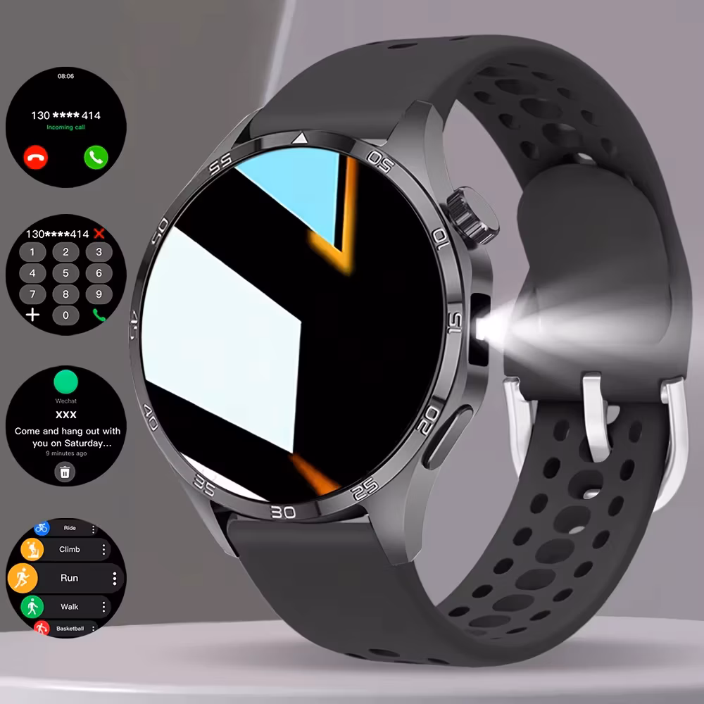 Smart Watch, 1.5-Inch Touch Screen, 180Mah, Fashionable Strap, with Call Reminder/Message Reminder/Weather Forecast/Music Contro