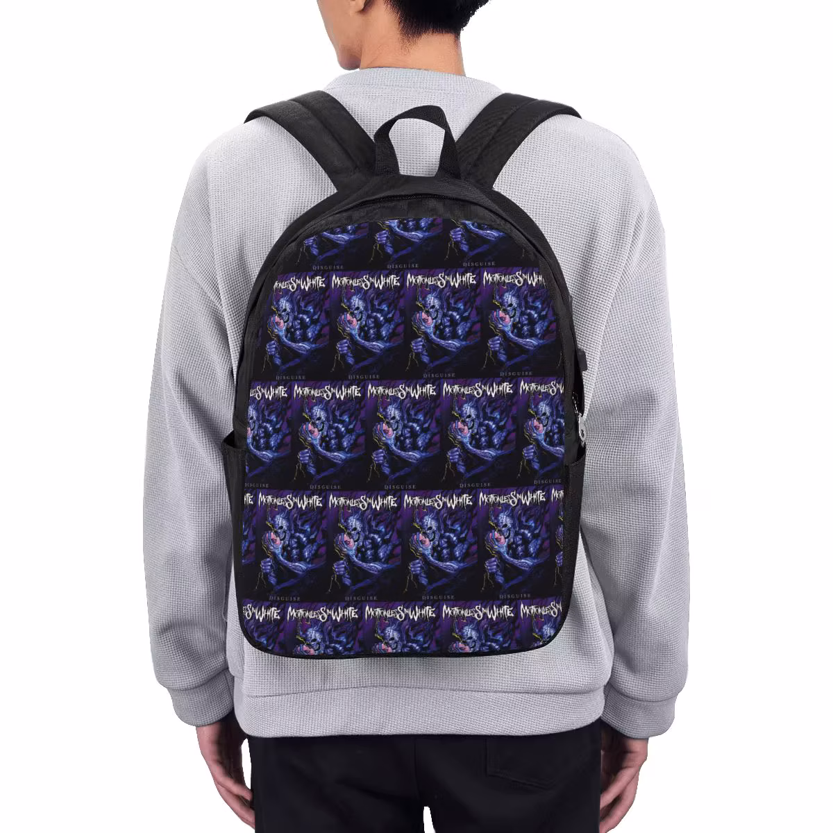 Motionless In White Backpack Travel Notebook Bag Computer College Student School Bag Laptop Shoulder Bags for Men Women