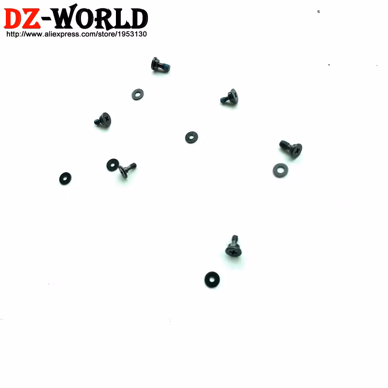 6 Pcs Shell Bottom Base Case Screws Kit Set for Lenovo ThinkPad T490 T495 P43S Laptop