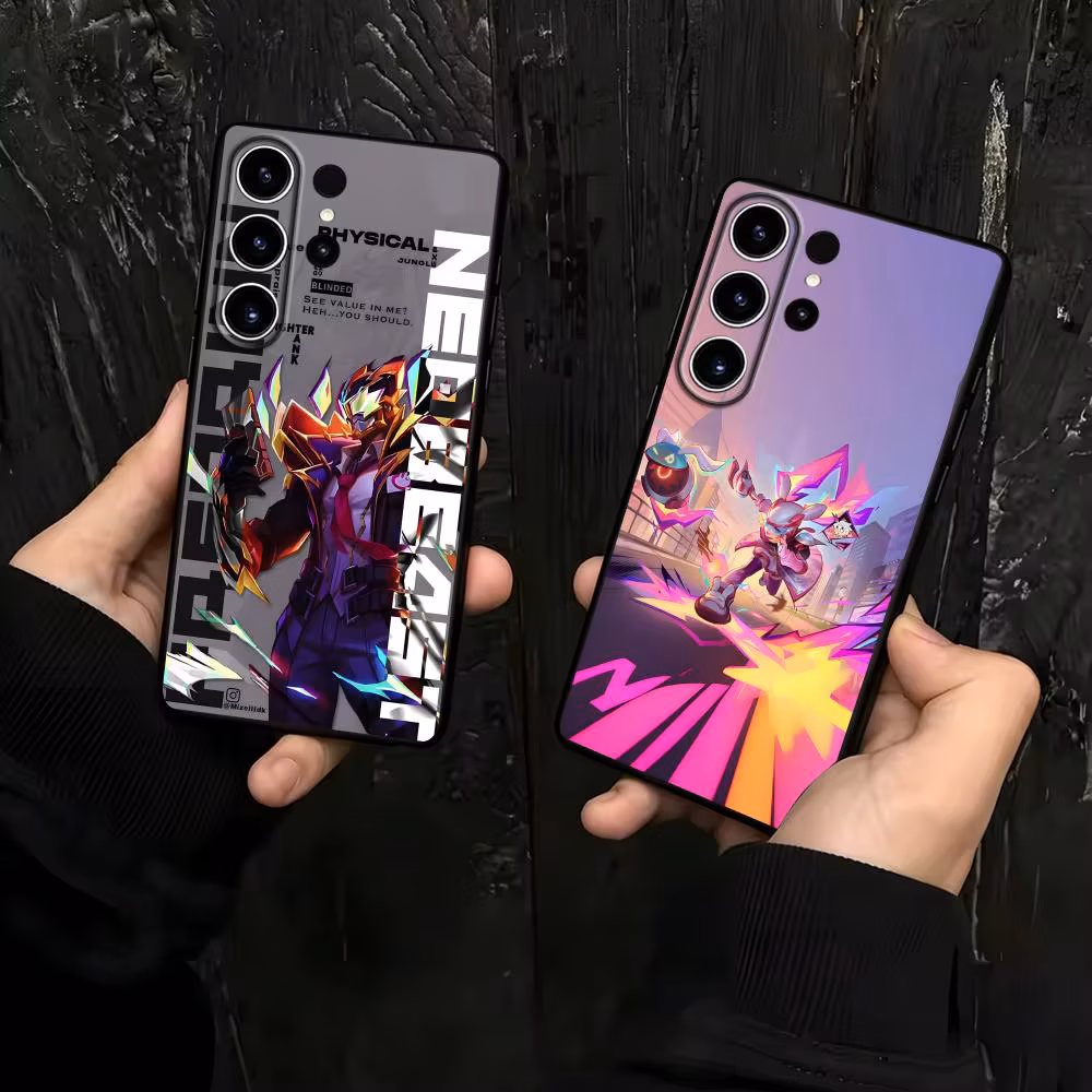 Mobile Legends Bang Bang Phone Case For Samsung Galaxy S26 S25 S24 S23 S22 S21 S20 Plus Ultra Note20 Soft Black