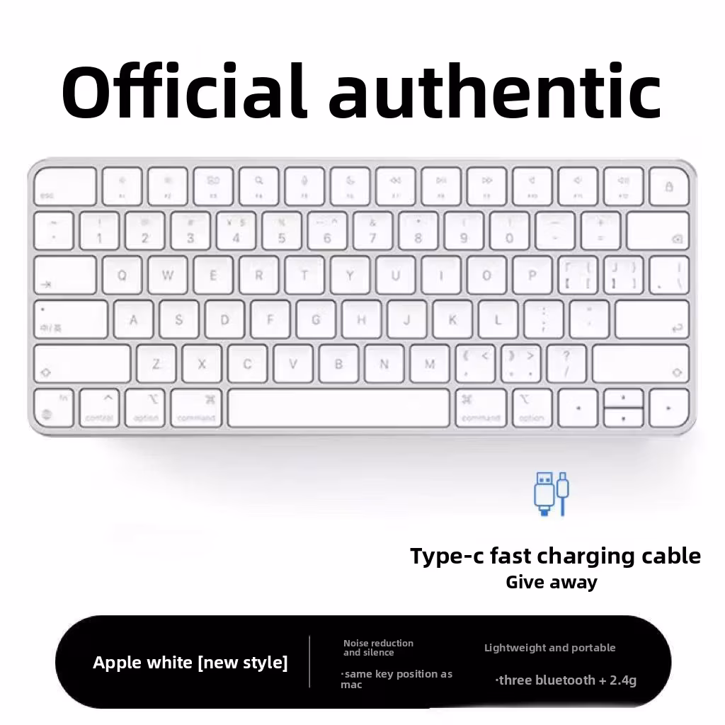 IPad Bluetooth Magic Keyboard for Apple Wireless AppleMagic Computer Thin and Light