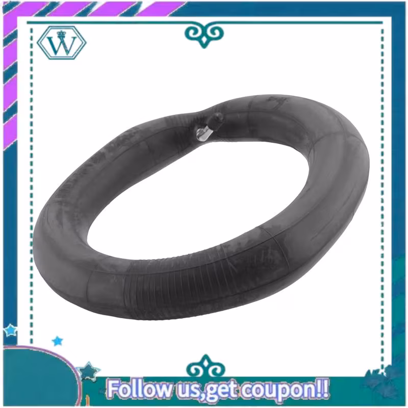AA92-8 Inch 8X1 1/4 Scooter Inner Tube With Bent Valve Suits A-Folding Bike Electric / Gas Scooter Tube
