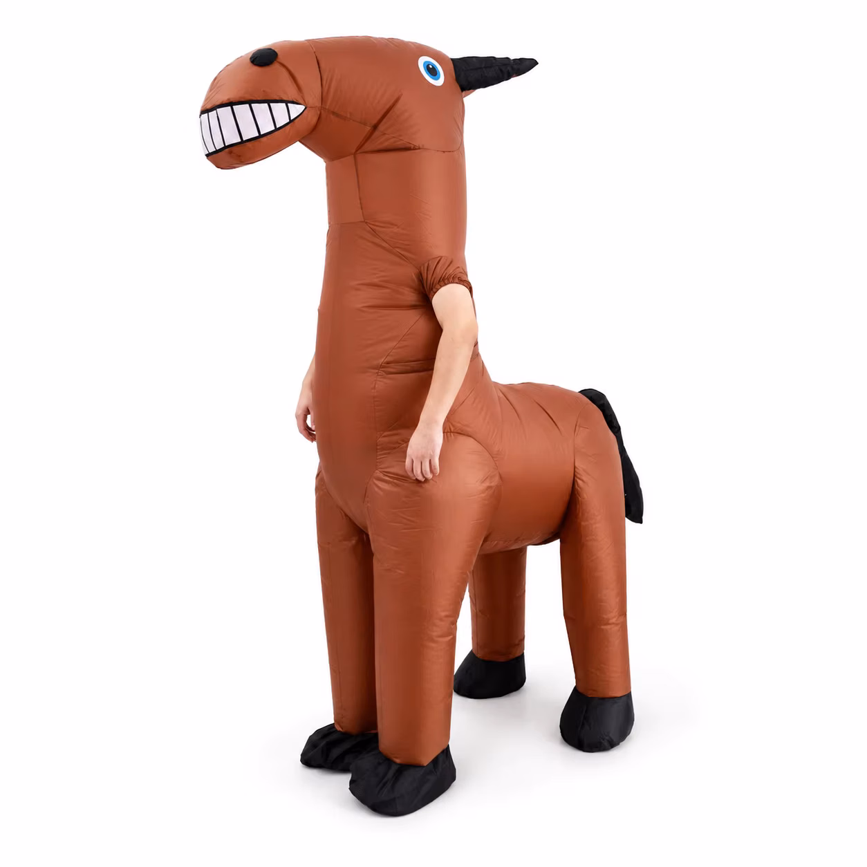The Horse Inflatable Costumes Cartoon Animal Blow Up Clothes Halloween Party Cosplay Costume Funny Performance Props
