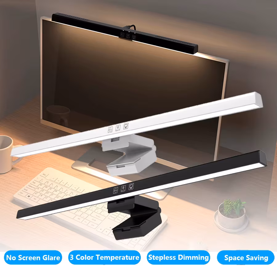50cm Led Monitor Light Bar Screen Hanging Lamp Stepless Dimming Usb Desk Light for PC Computer Studies Reading Office Table Lamp