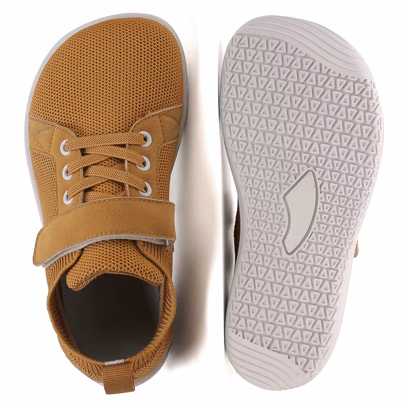 Children's Mesh Barefoot Shoes Small/Large/Children's Broad Toe Minimalist Sports Shoes Lightweight Breathable Casual Shoes