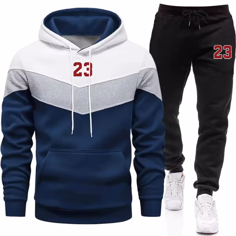 Tracksuit for Man Casual Hooded Sweatshirt Autumn Winter Sports Jogging Clothing Quality Single Mix and Match Hoodie Pants