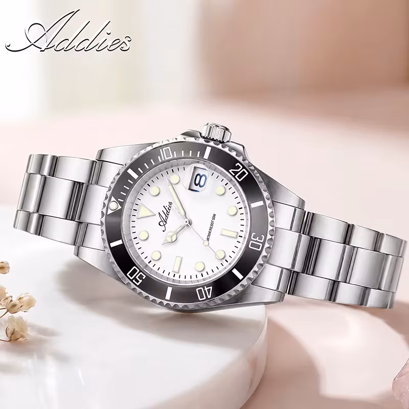 Addies 36mm 50m Waterproof Women's Watches Famous Brand Stainless Steel Quartz Woman Watch BGW9/C3 Super Luminous Watch Gift