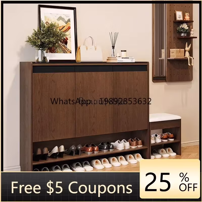 FF Modern Vertical Shoe Shelf Slippers Designer College Dorm Essentials Organizer Shoe Cabinet Storage Muebles Entrance Furnitur