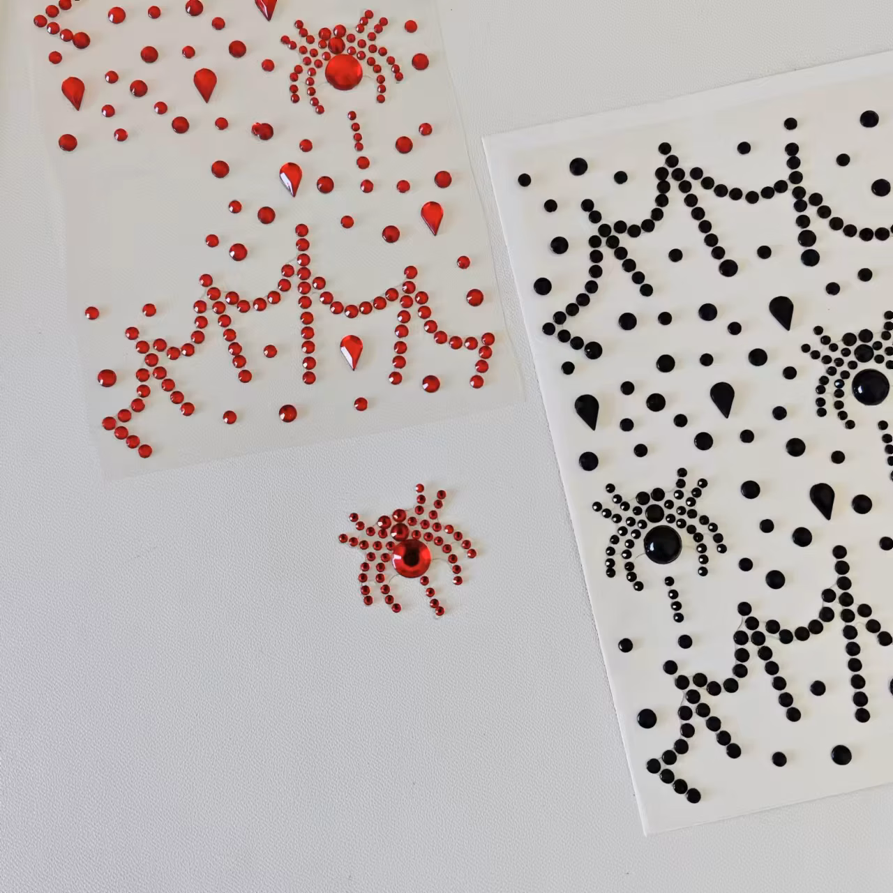 Halloween Stickers Party Stage Face Makeup Glitter Gem Cosplay Diamond Self Adhesive Decoration Craft Supply