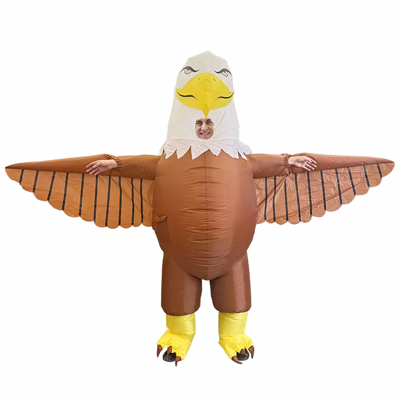 The Eagle Inflatable Costumes Cartoon Animal Blow Up Clothes Halloween Party Cosplay Costume Funny Performance Props