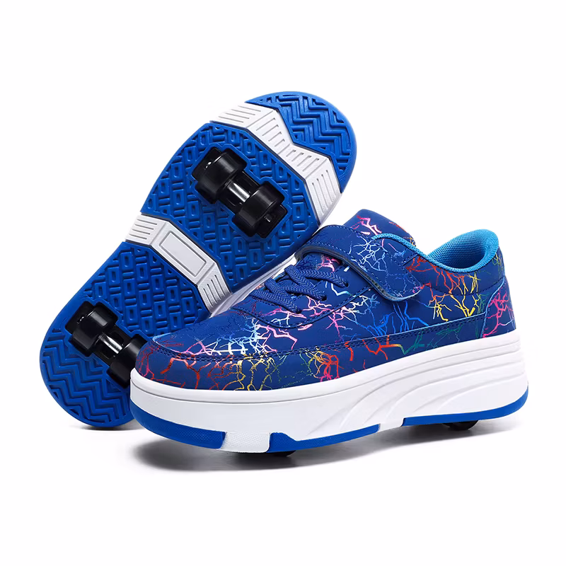 Trendy roller skates, wear-resistant wheels, stable support, smooth sliding, suitable for street sliding