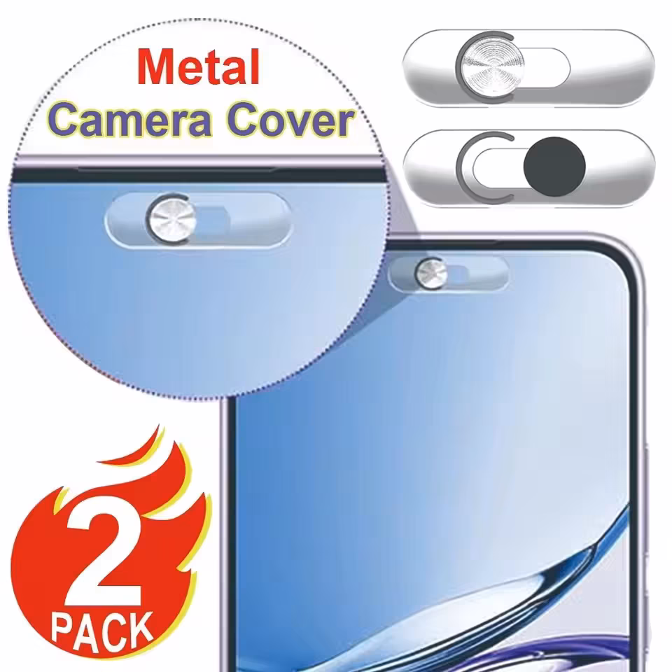 Ultra-Thin Transparen Protection Slide Privacy Camera Covers Smartphones Webcam Cover Front Camera Cover for Galaxy Pixel & iPad