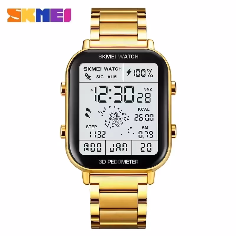 Skmei 1888 Men Stopwatch Countdown Wristwatch Calendar Clock reloj hombre Sport Pedometer Calorie Calculation Digital Watches