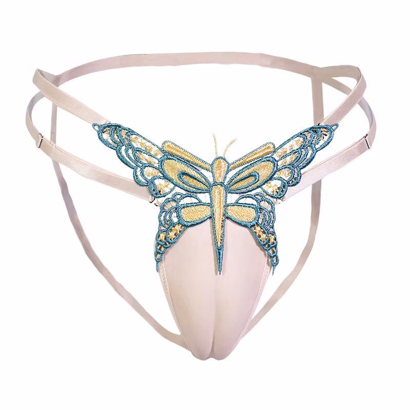 Sissy Lingerie For Men Gays Imitates Panties Low Rise T-Back Briefs Camel Toe Underwear Crossdressing Hiding Gaff Underpants