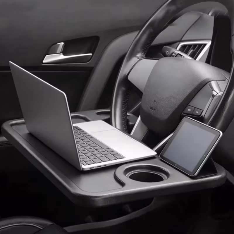 Car Steering Wheel Table Universal Steering Wheel Mount Laptop Tablet Multifunctional Dining Desk Holder Portable Interior Part