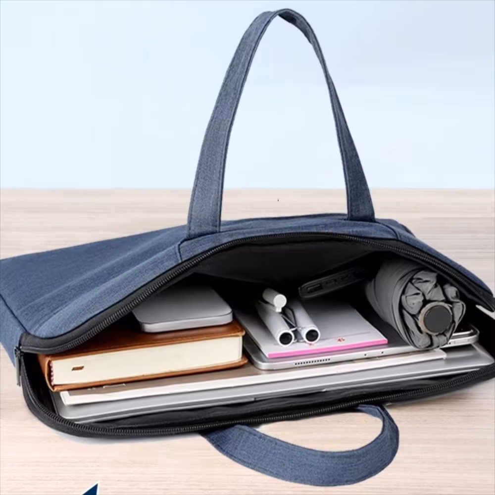 Waterproof Large Capacity Business Briefcase Document File Paper Organizer Folder Tote Bag Portable Shockproof