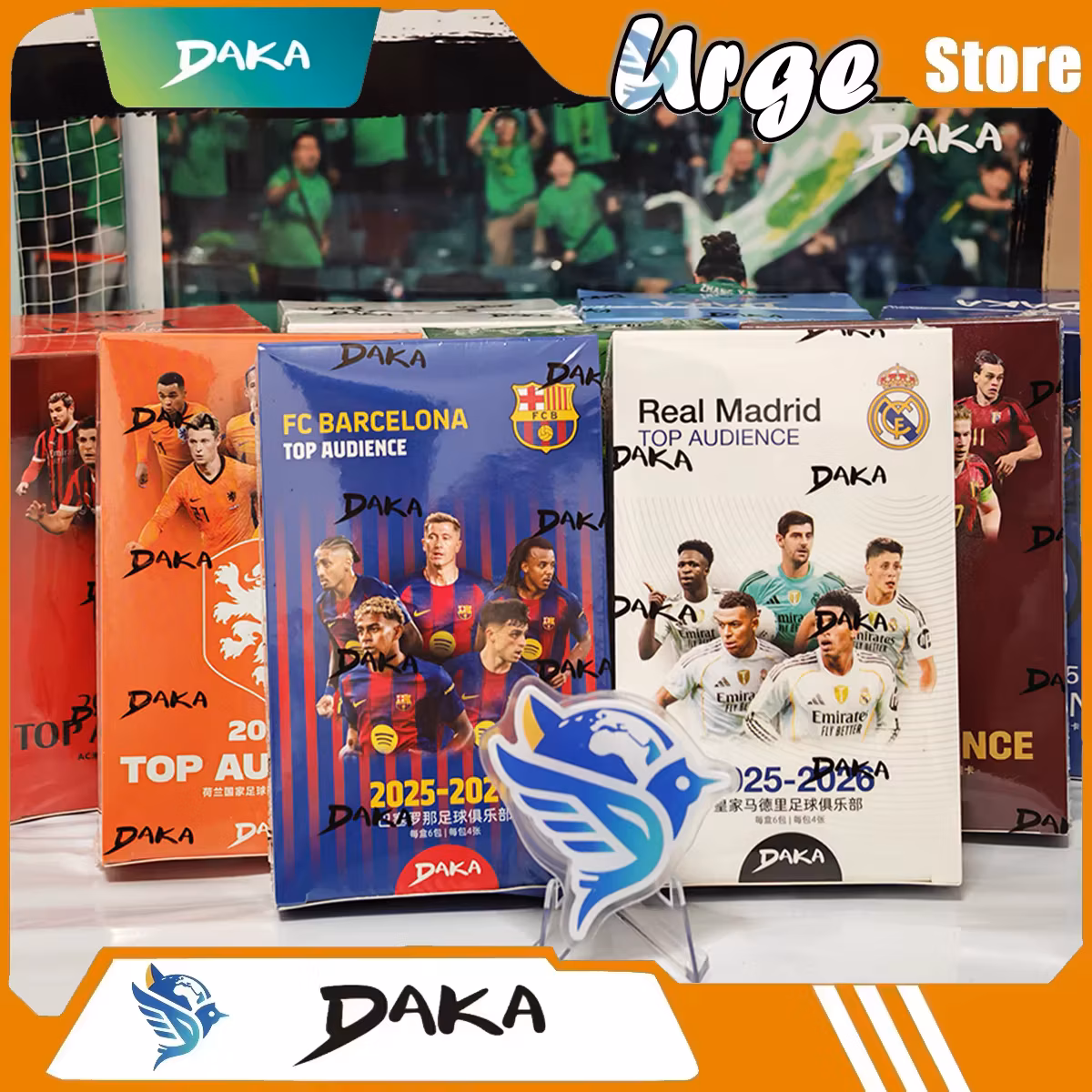 -26 Daka Collection Card Messi Yamal Mbappe Football Real Madrid Barcelona Manchester Juventus Ale Milano Star Player Cards