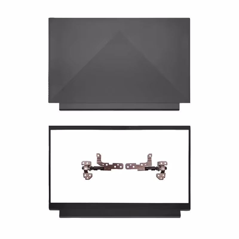 Screen Back Cover Bezel For Dell G15 5510 5511 5515 5520 5521 Cover Rear Lid Hinges Front Frame Black Case 08MNTR 0HXRTH
