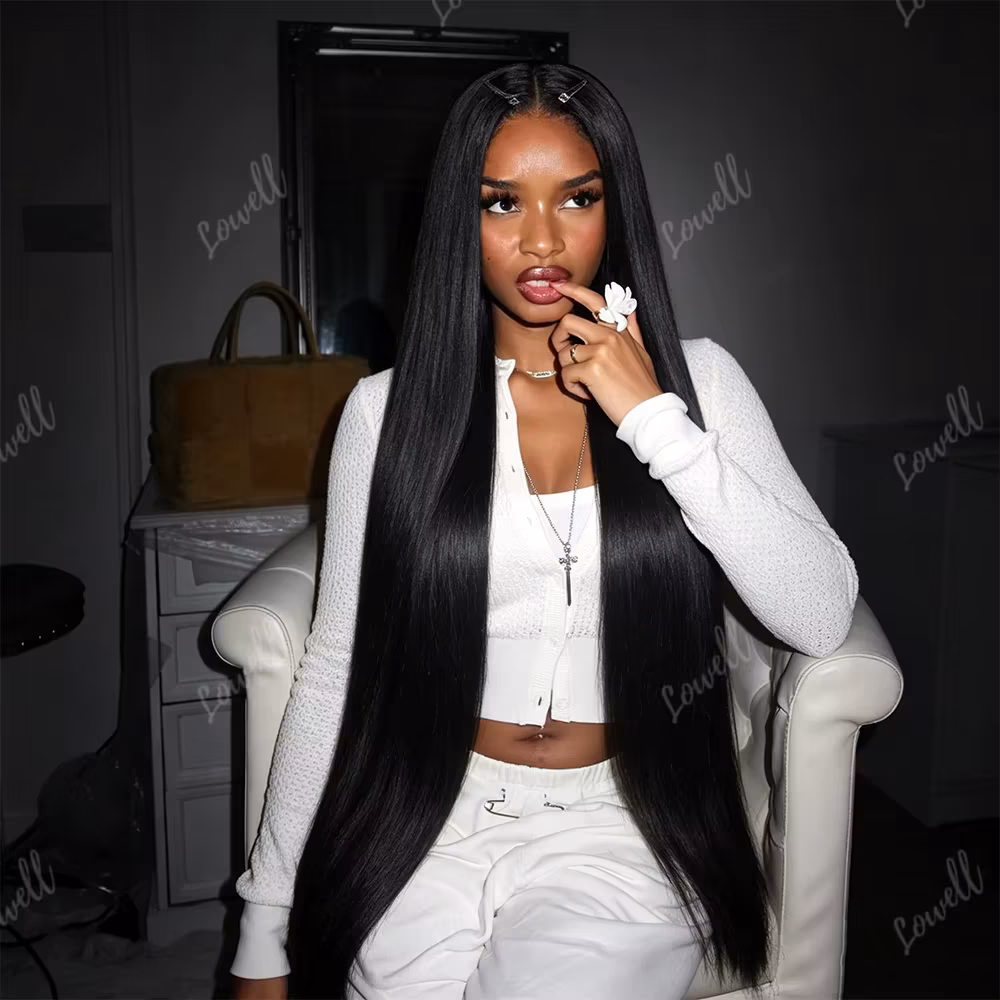 Straight Human Hair Wigs 4x4 5x5 Pre Plucked Glueless Pre Cut Lace Front Wigs 13x4 13x6 HD Lace Frontal Wigs For Black Women