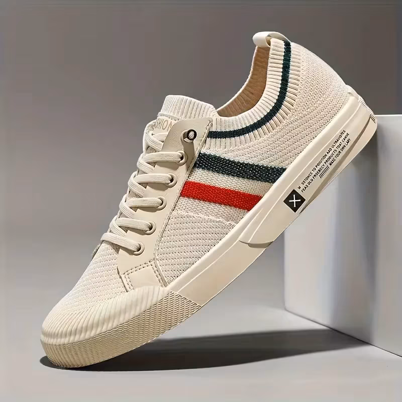 Men's Lightweight Casual Shoes Breathable Mesh Slip-On Driving Streetwear Skateboarding Sneakers for Teens