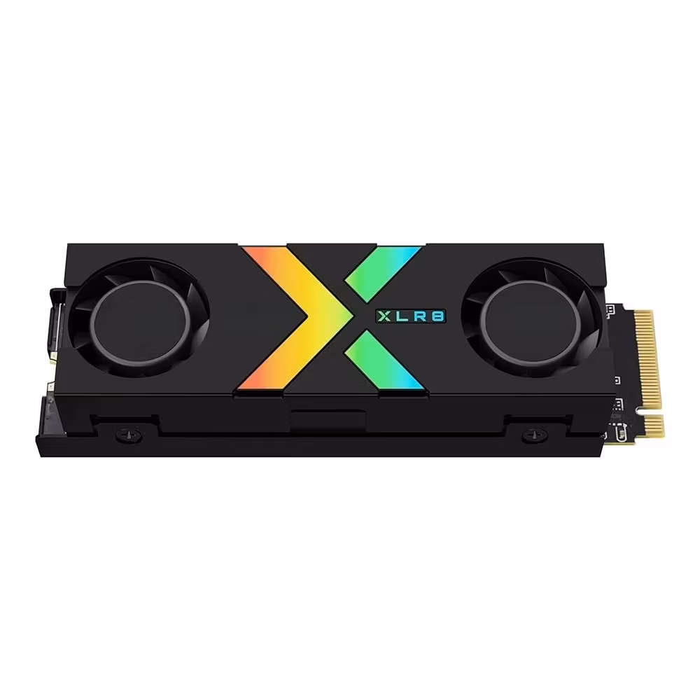 CS3150 XLR8 Gaming Epic-X Rgb 1TB PCIe Gen5 x4 NVMe M.2 Ssd with Rgb Dual Fan Heatsink - Microsoft DirectStorage, Custom