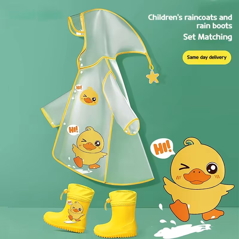 Special Raincoats for School Students Boys And Girls Waterproof Outdoor Rain Jackets Protective Coats