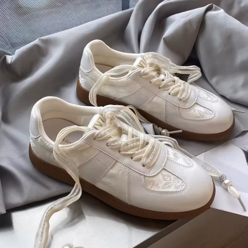Women's Fashion Chinese Style Sports Walking Shoes Outdoor Jogging Sneakers Youth Girls Students Trainers Female Footwear