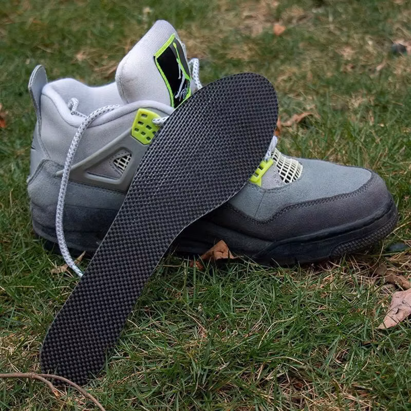 Men Women Carbon Fiber Shoe Insoles Breathable Sweat Absorption Sports Running Sneakers Foot Cushion Pads