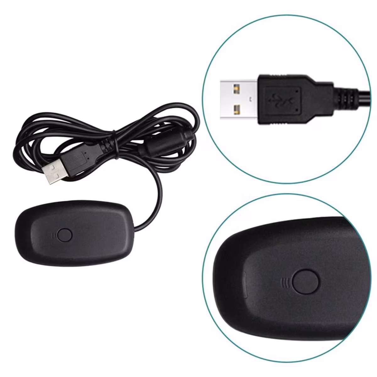 Better Quality For Xbox 360 Wireless Gamepad PC Adapter Usb Receiver Supports Win7/8/10 System for Microsoft Xbox360 Controller