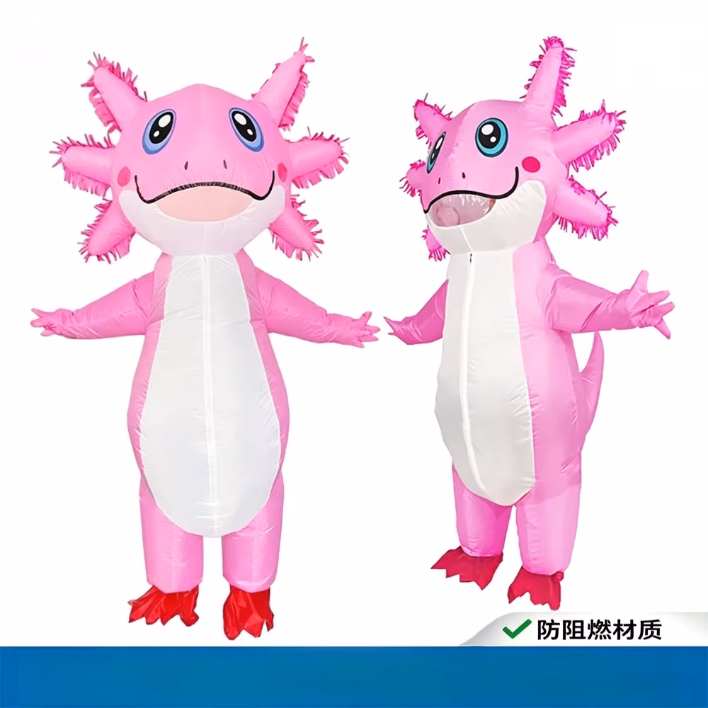 Halloween Salamander Inflatable Mascot Costume Party Atmosphere Cosplay Dress Prop