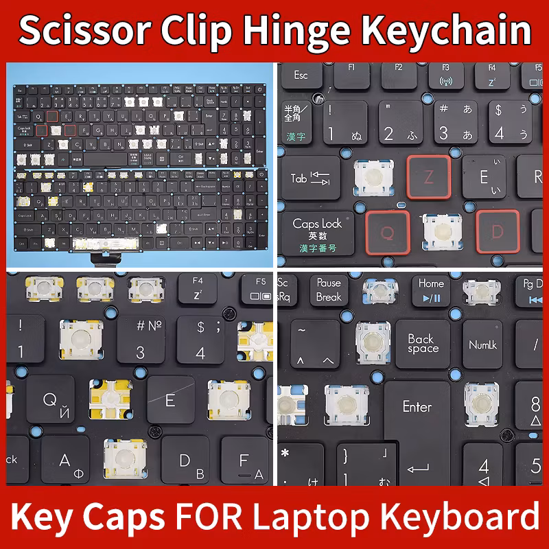 Replacement Keycaps Scissor Clip Hinge For Acer Predator Helios 300 G3-571 G3-572 PH315-51 PH317-51 PH317-52 Keyboard Keychain