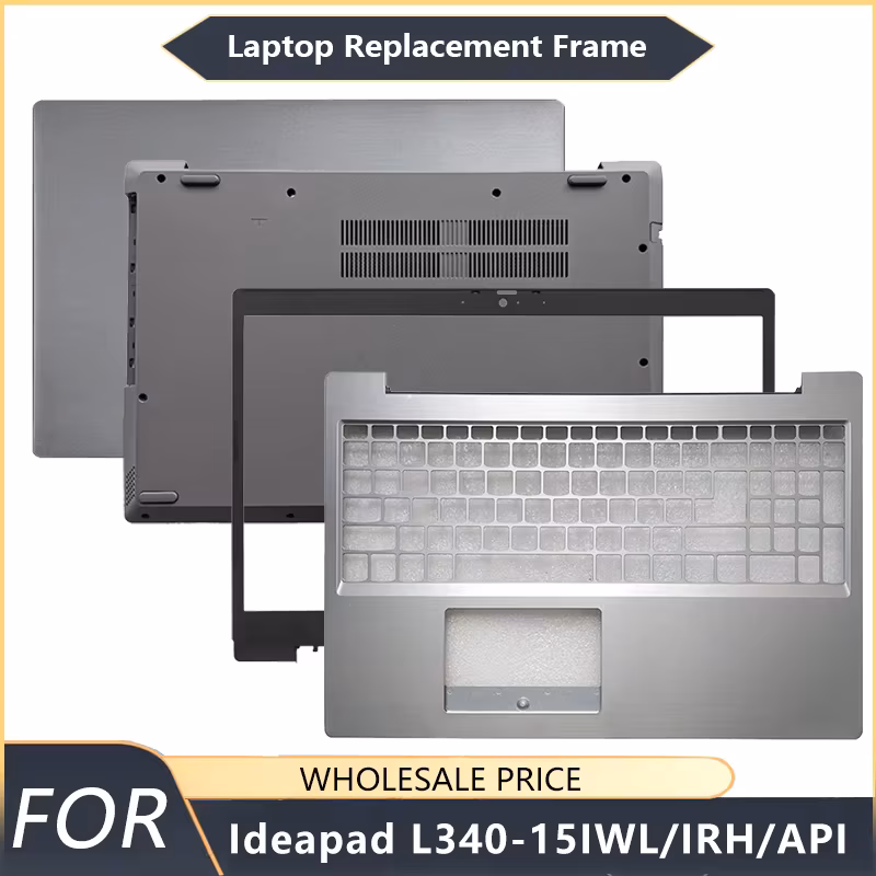 For Lenovo Ideapad L340-15IWL L340-15IRH L340-15API Laptop Lcd Back Cover Front Bezel Palmrest Bottom Case Hinge keyboard
