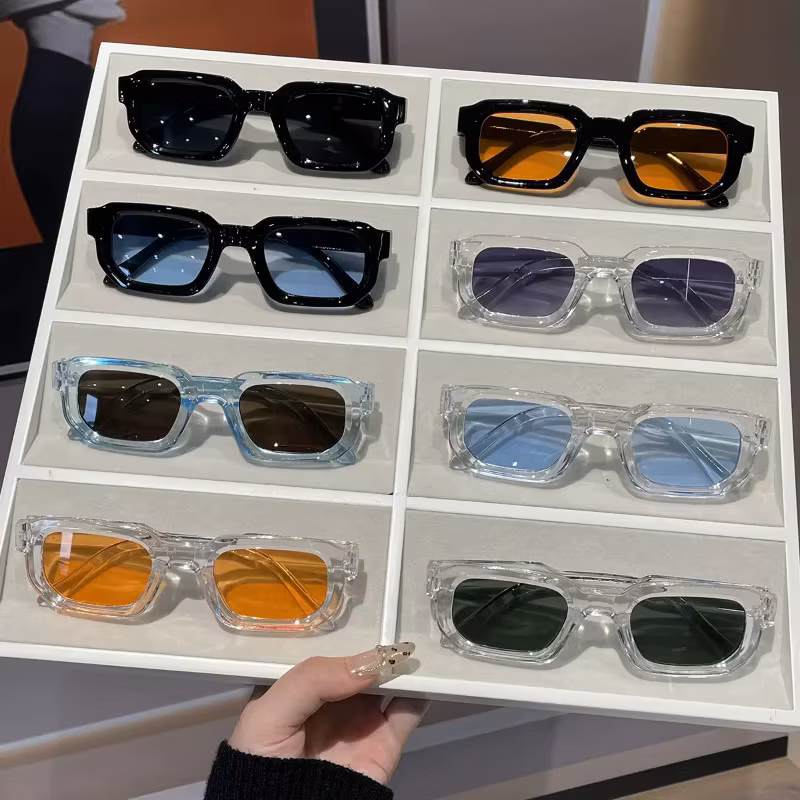 Selling Square Small Frame Retro Fashion Sunglasses For Both Casual Sun Protection Glasses UV400 Men Women