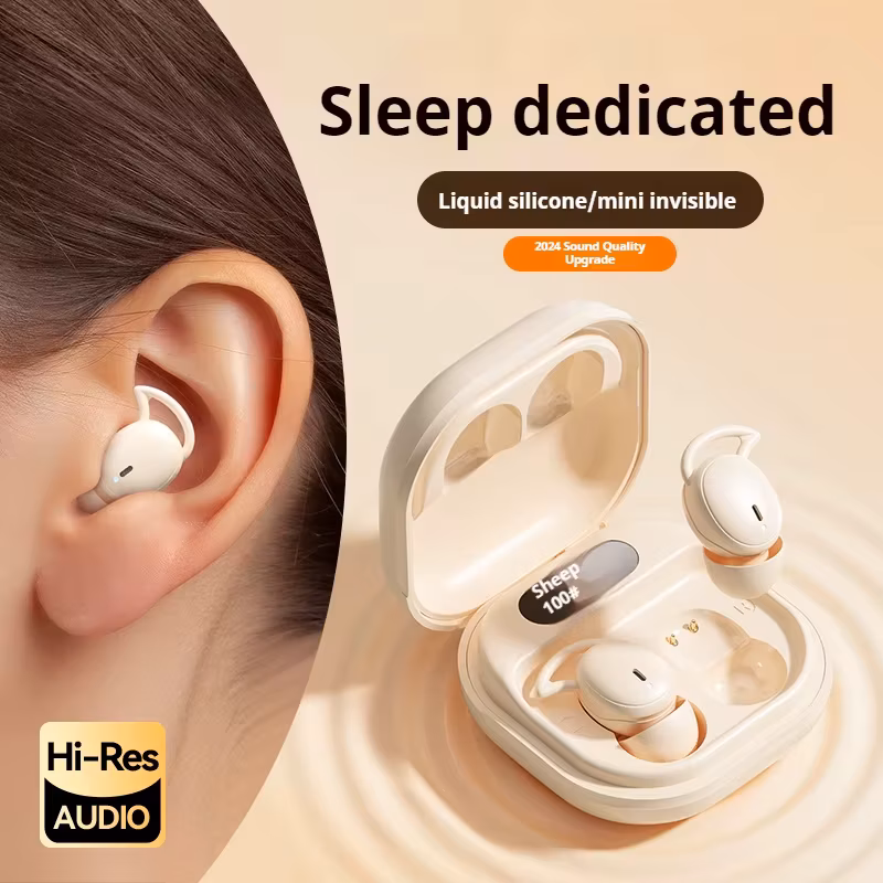 M72 Mini Portable Wireless Earphones Bluetooth In-Ear Earphone Noise Reduction Invisible Sleep Earbuds Hifi Stereo Music Headset