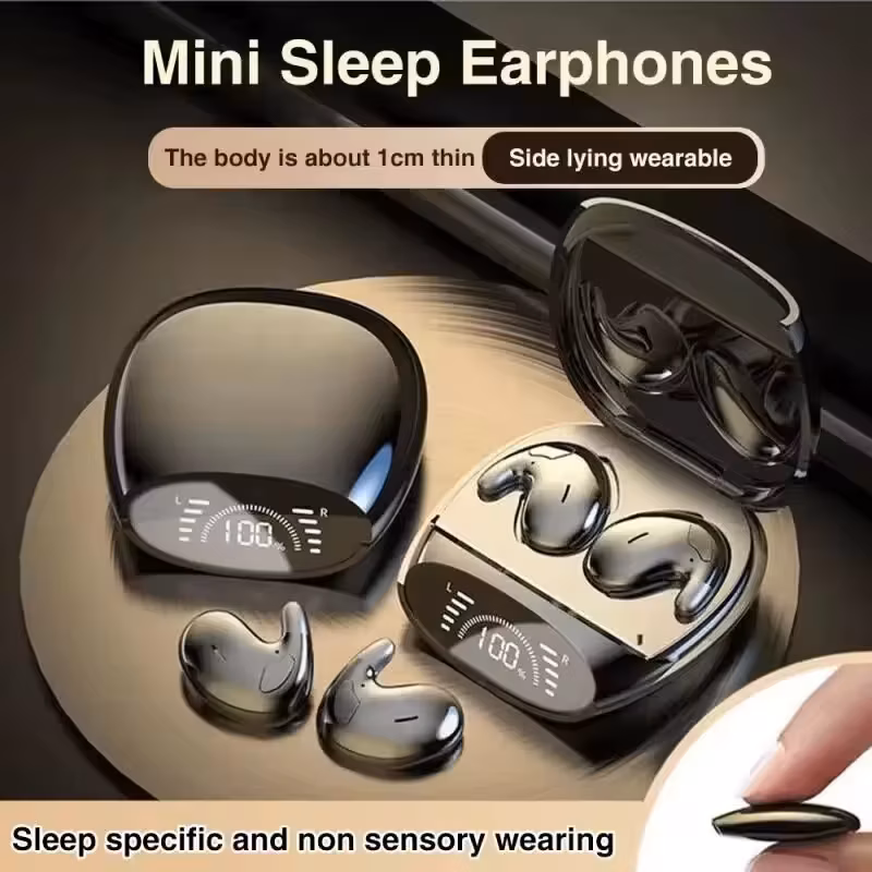MD528 Sleep Invisible Earphones Ipx5 Wireless Bluetooth Sports Noise Reduction Waterproof Microphone 5.3 Earphones