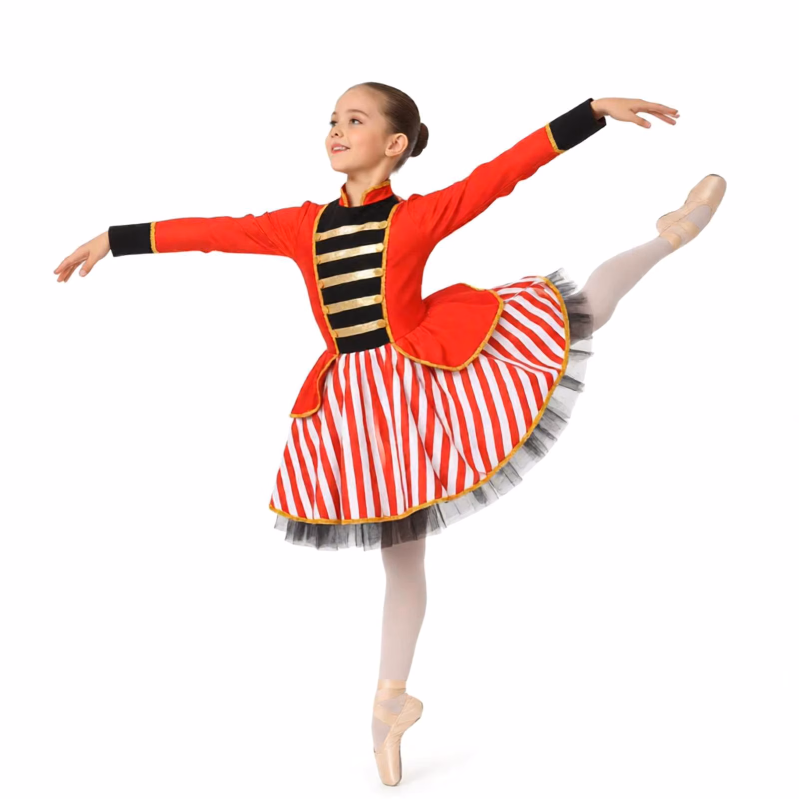 Dance Circus Ringmaster Costume Shiny Sequins Long Sleeve Tassel Epaulet Tulle Dress for Halloween Carnival Party Fancy Dress Up